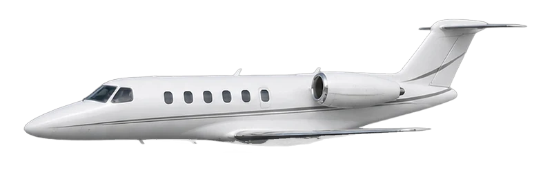 Light jet, side view